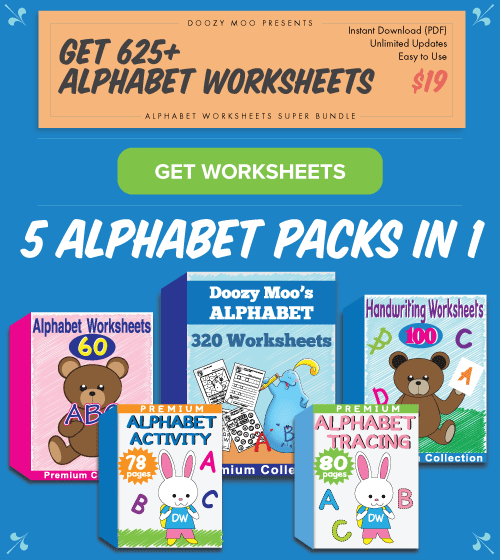 Alphabet Chart With Pictures Printable